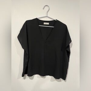 Oak + Fort black blouse